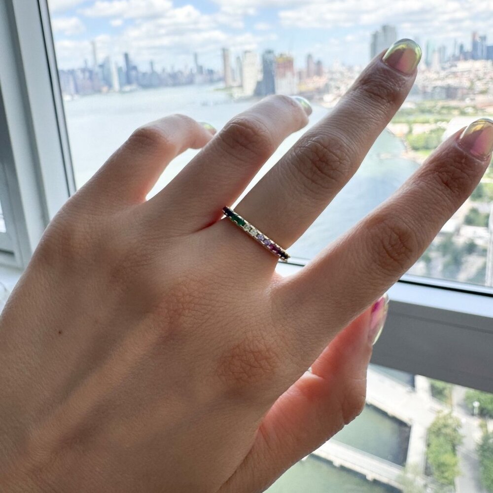 Multicolor Band Ring by Bichota